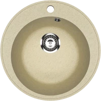 Кухонная мойка Uperwood Econ UPD-405 4910201228 47,5x47,5 см, бежевый матовый