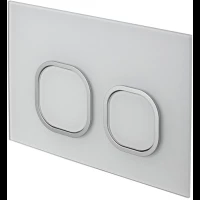Кнопка смыва Noken I-comfort Line 100290176 для инсталляции, белый/хром/белый