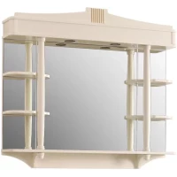 Зеркало 109,4x95,5 см слоновая кость золотая патина Belux Флоренция В 105 4810924237804