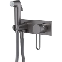 Гигиенический душ IDDIS Duna DUNGMV0i08 со смесителем, графит матовый