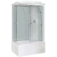 Душевая кабина 100x80x217 см Royal Bath RB8100BP6-WT-R прозрачное