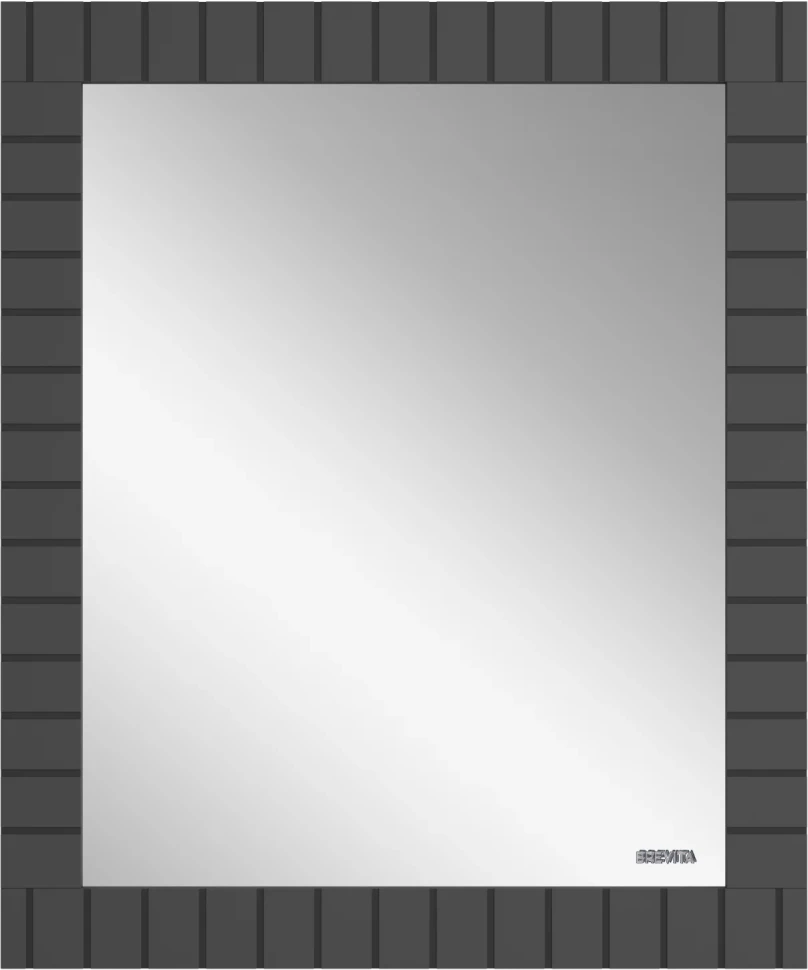 Зеркало Brevita Gloster GLOS-02070-48-2 70x84 см, графит матовый