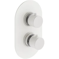 Термостат для ванны Plumberia Selection IXO XOT5050BO встраиваемый, белый матовый