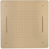 Потолочный душ Boheme 428-MG 600 мм, 2 режима, золотой матовый