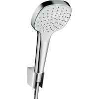 Душевой гарнитур Hansgrohe Croma Select E 28095400 1 режим, хром/белый