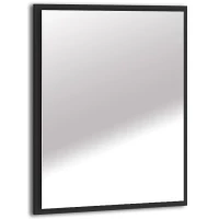 Зеркало Cezares Tiffany 45044 73x90 см, с LED-подсветкой, антизапотеванием, Nero Grafite