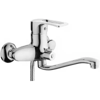 Смеситель для ванны D-Lin D146422 универсальный, с душевым гарнитуром, хром