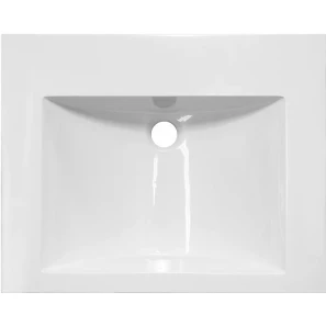 Изображение товара раковина misty монако фр-00000790 60x48 см, накладная, белый