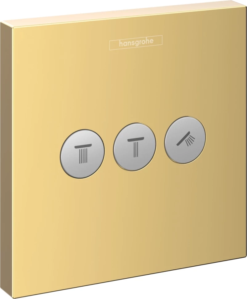 Запорно-переключающее устройство на 3 потребителя Hansgrohe ShowerSelect 15764990 запорно переключающее устройство на 3 потребителя hansgrohe showerselect 15764000