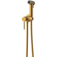 Гигиенический душ Lemark Kalina LMF-2118S-BRG со смесителем, золотой матовый