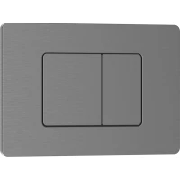 Кнопка смыва Iberica Blanca Inox-C IB.B011.008.000 для инсталляции, вороненая сталь