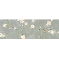 Плитка RA1X Mixed Verde Decoro Fiori di Pesco B Rett. 40x120