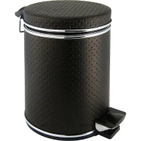 Мусорное ведро 5л, коричневый хром точки Camelos 05PCH-9