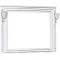 Зеркало 120x96,3 см белый серебряная патина Aquanet Паола 00181768 - 1