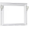Зеркало 120х96,3 см белый серебряная патина Aquanet Паола 00181768 - 1