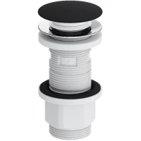 Донный клапан для раковины Damixa Option 210600300 универсальный, черный матовый