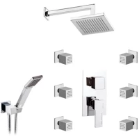 Душевой комплект 200 мм Remer Qubika Q937S02