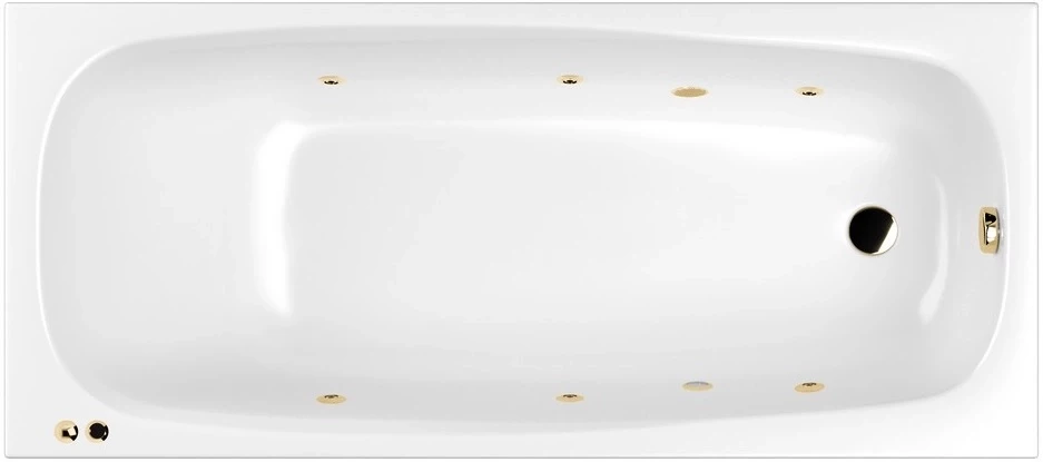 

Акриловая гидромассажная ванна 180x80 см Whitecross Layla Slim 0122.180080.100.SOFT.GL