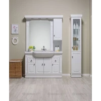 Тумба белый 122 см Aquanet Фредерика 00182009