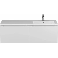 Тумба с раковиной Uperwood Tanos 291021016 120 см R, подвесная, белый матовый