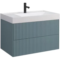 Тумба голубой малахит матовый 83,6 см Belux Сиртаки НП 85-02 4810924269850