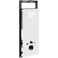Инсталляция для унитаза WasserKRAFT Salm 27 27TLT.010.ME.WH.WH02 с кнопкой смыва, белый