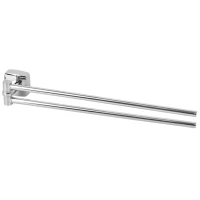 Полотенцедержатель двойной поворотный 31 см Fixsen Kvadro FX-61302A