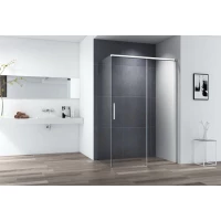 Душевой уголок 140x100 см Cezares DUET SOFT-M-AH-1-140/100-C-Cr прозрачное