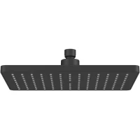 Верхний душ WasserKRAFT A340 260x188 мм, черный матовый