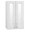 Шкаф двустворчатый подвесной 48,2x80 см белый глянец Style Line ЛС-00000352 - 1
