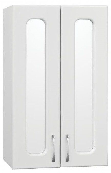 Шкаф двустворчатый подвесной 48,2х80 см белый глянец Style Line LC-00000352