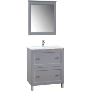 Изображение товара зеркало 68x74,7 см серый матовый belux болонья в 70 4810924258885