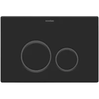 Кнопка смыва Boheme 649-B для инсталляции, черный матовый