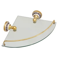 Полка угловая 28x28 см Fixsen Bogema Gold FX-78503AG