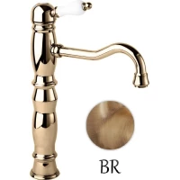 Смеситель для раковины Cezares Venezia VENEZIA-LSM1-A-02-Bi с донным клапаном, бронза