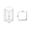 Душевой уголок 80x80 см Abber Schwarzer Diamant AG02080B прозрачное - 5