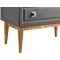Комплект мебели серый матовый 79 см ASB-Woodline Каталина - 12