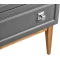 Комплект мебели серый матовый 79 см ASB-Woodline Каталина - 13