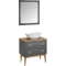 Комплект мебели серый матовый 79 см ASB-Woodline Каталина - 5