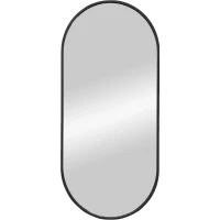 Зеркало Art&Max Bari AM-Bar-500-1200-DS-F 50x120 см, с LED-подсветкой, сенсорным выключателем, диммером, серый матовый