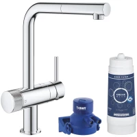 Смеситель для мойки с функцией очистки водопроводной воды Grohe Blue Pure Minta 119706