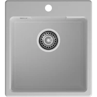 Кухонная мойка GranFest Urban 644 44x49 см, серый