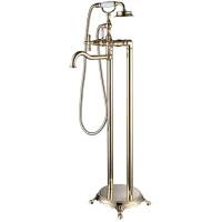 Смеситель напольный для ванны Gappo G3089-6 золотой