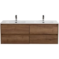 Тумба под раковину BelBagno Kraft KRAFT-1400-4C-SO-2-RT 140 см, подвесная, Rovere Tabacco