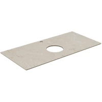 Столешница 100 см бежевый матовый для накладных раковин Kerama Marazzi Plaza Modern Про Лаймстоун PL1.DD590500R\100