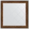 Зеркало 106x106 см римская бронза Evoform Exclusive-G BY 4449 - 1