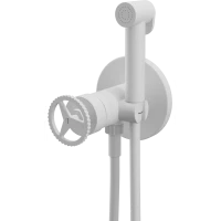 Гигиенический душ Remer Chrono CH65WBO со смесителем, белый матовый