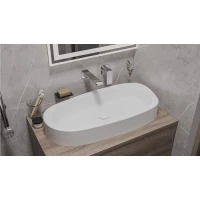 Раковина 70x35 см Whitecross Moonstone E 0731.070035.200