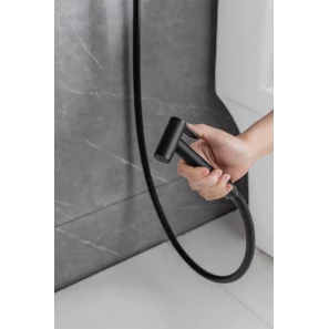 Изображение товара гигиенический душ avimano emotion 3090022 со смесителем, черный матовый
