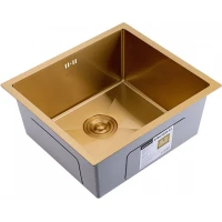 Кухонная мойка Splenka S700.5045.03 50x45 см, золотой матовый